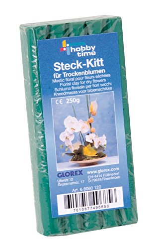 Glorex Stucco per Fiori secchi, Verde Floreale