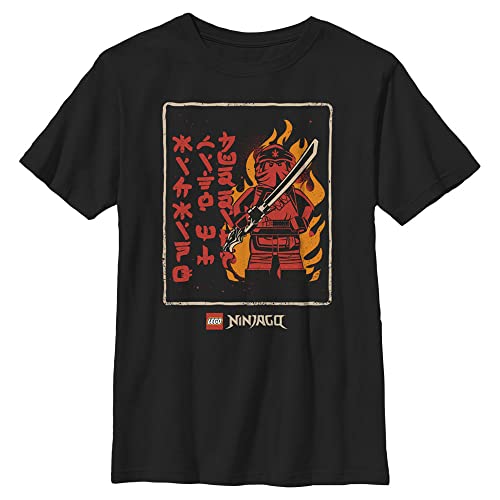 Fifth Sun Unisex-Child Lego Ninjago Fire Ninja Boys Short Sleeve Tee ShirtT-Shirt