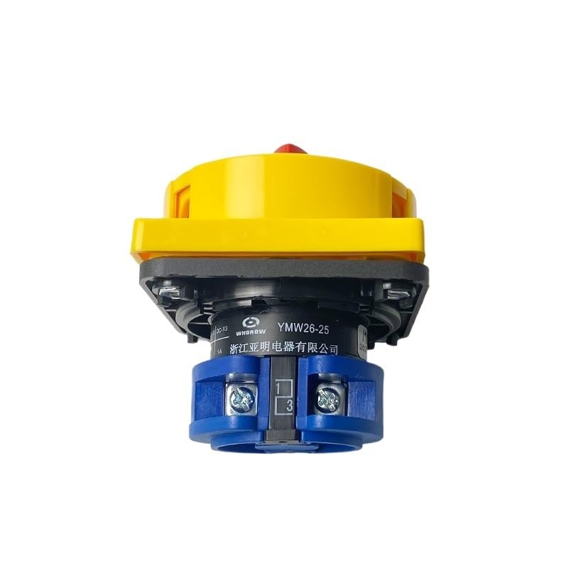25A 1 Phase 2 Position 4 terminals Padlock Changeover cam Switch