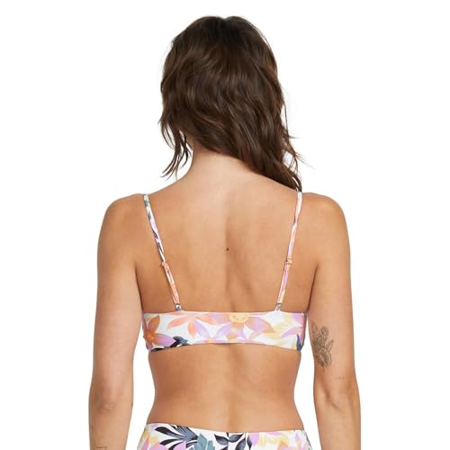 Volcom Women's Tropicabana V Wire Crop Bikini Top, Multi2