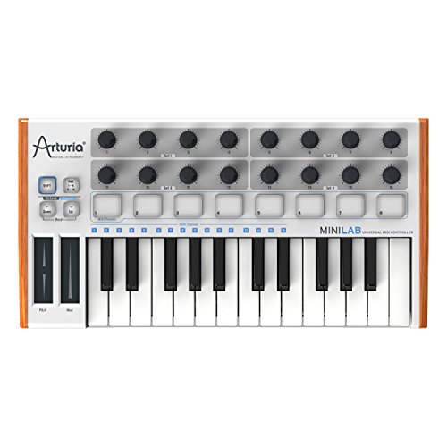 【付属品付き】Arturia KEYLAB25 MIDIキーボード　動作確認済み ArturiaのMIDIシンセサイザーKEYLAB 25展示処分品の紹介ページです。