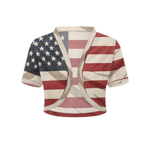 Image of Women's Shrug Short Sleeve Bolero Open Front Knit Party Tulle Cardigan Cropped Cardigan Shoulder Cover Up