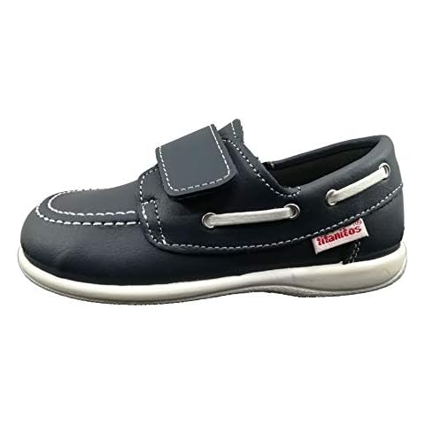 Zapato Náutico TITANITOS Logan Azul Marino Lavable con Velcro Cover