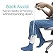 Vive Hip and Knee Replacement Kit (6 Pcs) - After Surgery Recovery Set for Seniors - Handicap Aid, Leg Loop Lifter, Reacher Grabber, Long Handle Shoe Horn, Shower Loofah, Sock Assist, Dressing Stick
