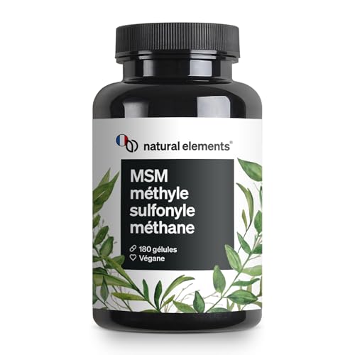 Gélules de MSM 1600mg, 180 unités