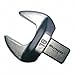 WESTWARD 19ZC74 Open End,Sz 18mm,L 1-51/64"
