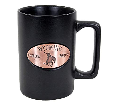Mug Americaware 15 oz Negro Mate Wyoming miniatura 1