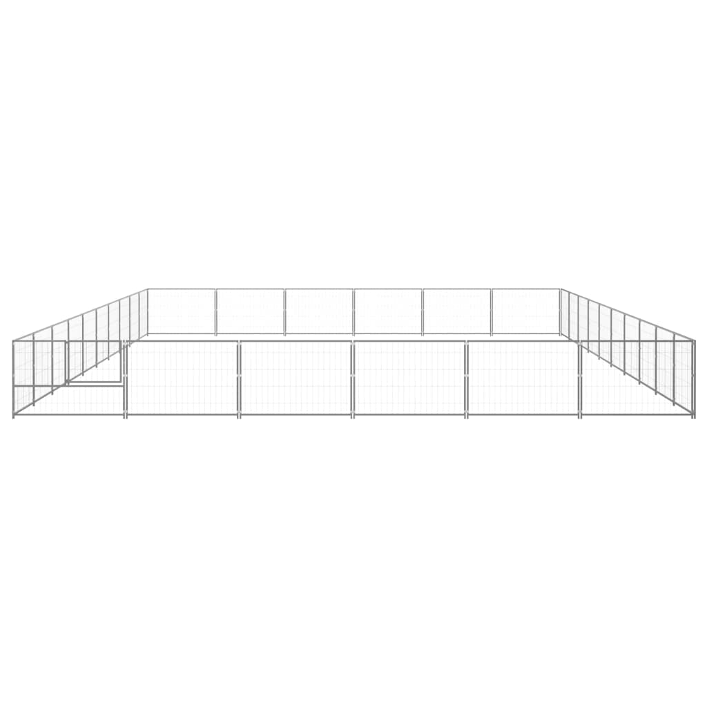 Artykuły dla zwierząt — hodowla psów srebrna 60 m² stal, zwierzęta i artykuły dla zwierząt