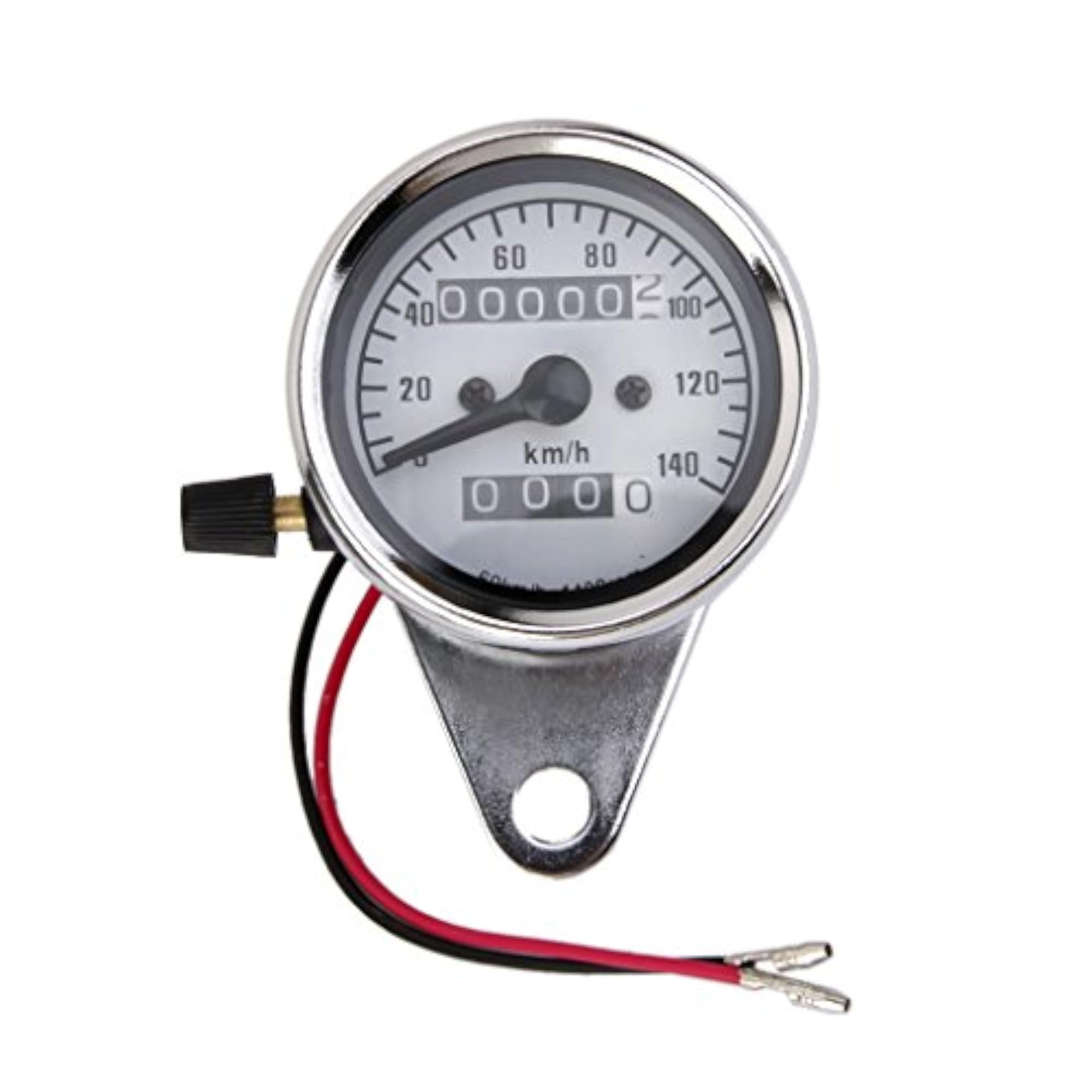 Universal Motorcycle Dual Odometer Speedometer Gauge