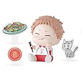 YLEAFUN Yaku Morisuke Figura Anime Linda Expresión Modelo Sentado Yaku Morisuke 6CM Estatua PVC Dormitorio Adornos Coleccionables