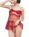 👗[Tissu de Haute Qualité]: nos ensembles de lingerie sexy pour femmes sont fabriqués dans un tissu de haute qualité qui est transparent, doux pour la peau, respirant et léger, qui offre le meilleur confort, ce qui en fait un choix parfait pour celles qui aiment la lingerie chaude et sexy.
