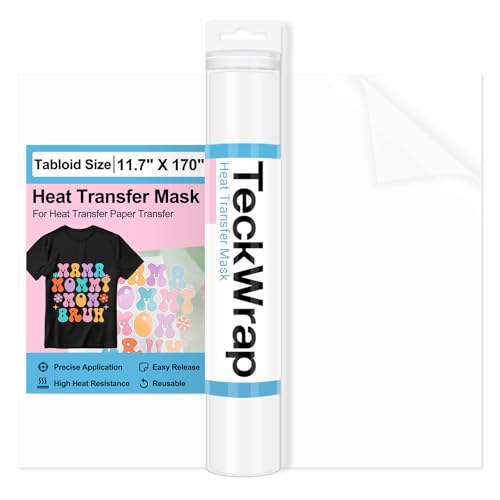 TECKWRAP Heat Transfer Mask for Heat Transfer Paper for T-Shirts 1...