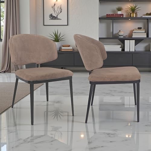 Image of The Attic Milano 6 Seater Dining Set,Beige,Black, Rose Gold & Cream,160Cms