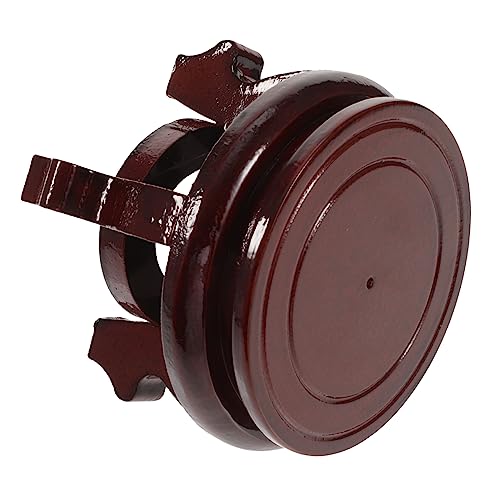 HEMOTON Supporto per Piante in Legno Espositore da Portavasi in Legno retrò Supporto per Bonsai Mensola per Piante in per e Giardinaggio