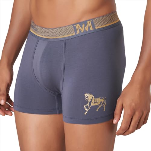 Image of Macroman M-Series MW Signature Collection By Rohit Bal Premium Supima, Modal, Spandex Mens Trunks