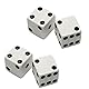 Tavla Zari [4 Stück] Tavla Zarı - Tavla Würfel - Backgammon Dice - Tavli 10x10x10 mm