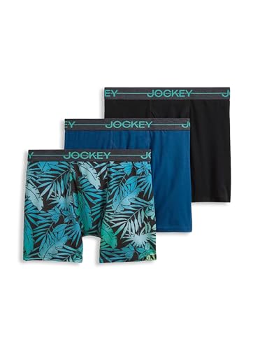 Jockey Boys' Underwear Cotton Stretch Boxer Brief - 3 Pack