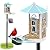 Metal Bird Feeder with Camera and 74.5 Inch Pole - Smart Camera Bird Feeder Solar Powered with 2K Live Stream for Backyard, AI Identify Auto Capture Videos, Unique Outdoor Gifts for Mom and Dad