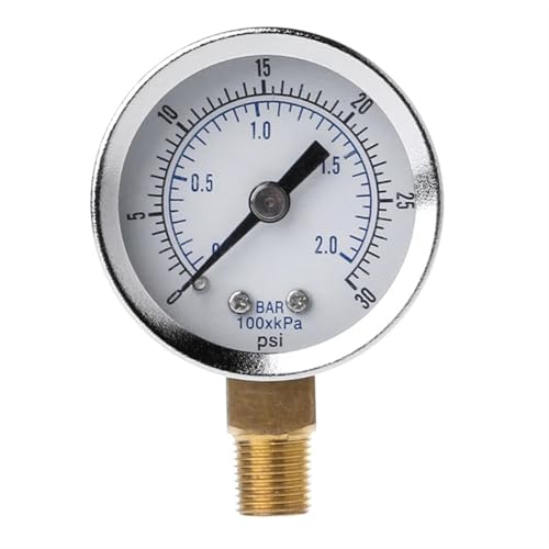 Manomètre hydraulique basse pression contre les pannes d'alimentation en carburant 1/8 BSPT