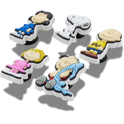 Image of Crocs Jibbitz Peanuts & Snoopy Shoe Charm Packs