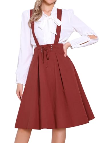 mimisoph ワンピース スカート suspenders skirt Zipper Design Skirt with Suspenders – axes femme from JAPAN