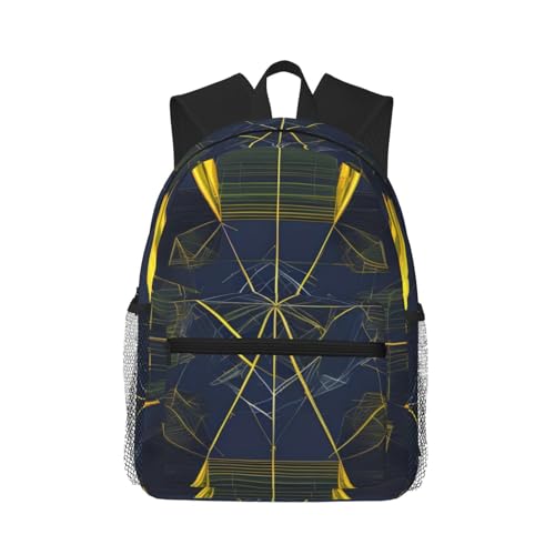 Sac à dos de randonnée noir taille unique polyvalent et léger