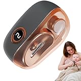Elektrischer Nagelknipser, wiederaufladbar, USB, quiet 3 Geschwindigkeiten, automatischer Clipper mit LED-Licht, integrierte Aufbewahrung für Kratzer, Elderly, Senioren, Erwachsene