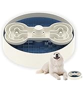 Puzzle Feeder Dog Licking Mat and Slow Feeder Dog Bowl, Perfect for Food, Treats, Yogurt, or Pean...