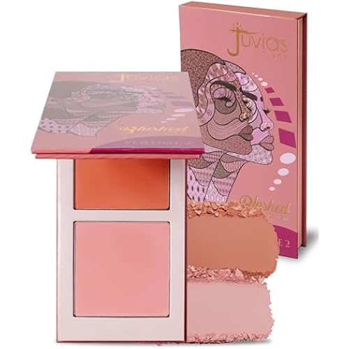 Juvia's Place Duo Blush Vol. 2, Rosy Matte Pressed Powder - All Skin Color
