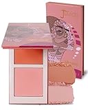 Juvia's Place Blushed Duo Blush - Two Tone Pigmented Buildable Pressed Mineral Powder - Rosy Natural Cheeks Matte Fresh Finish for All Skin Color -Volume2