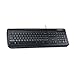 Microsoft - Wired Keyboard 600, Negro, QWERTY español