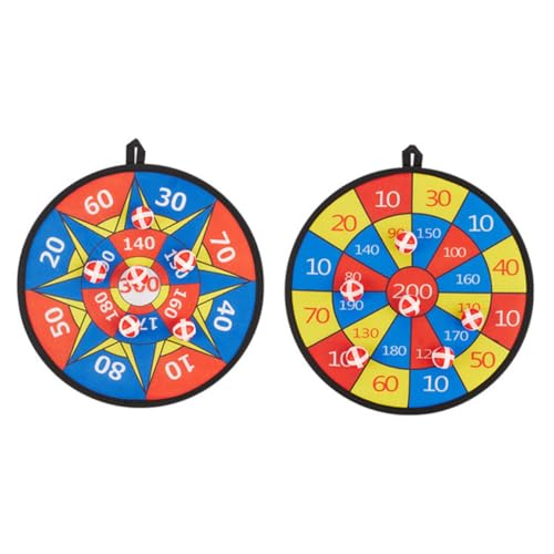 KICHOUSE 3 Hook Loop Balls Included PVC Board Set Tossing Game Toy Portable Party Game for Ages 3