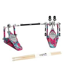 Professional double pedal: the Tama Iron Cobra 900 double pedal with marble coral swirl finish provides excellent performance and durability for discerning drummers. Special edition: The foot machine has been specially developed for the 50th annivers...