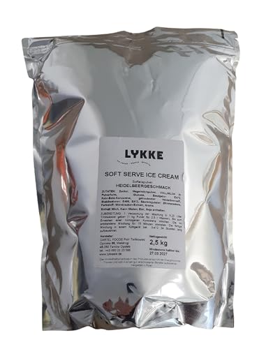 Softeispulver Heidelbeere 2,5kg | 7-9 Liter fertige Mischung | Eis Pulver für Softeismaschine - cremiges Softeis für Zuhause & Gastronomie - Eispulver mit Heidelbeergeschmack – Bild 4