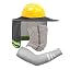 Sun Shade 1+bandana 1+sleeves 1pair Grey