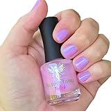 Glowmance | A Solar Nail Polish that Changes from Pale Pink to Purple, 0.5 fl oz, Quick Dry, Self-Leveling, 10-Free