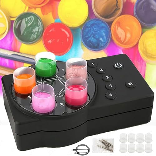 KHZKHC Mezclador De Pigmentos De Tinta para Tatuajes, Mezclador De Tinta Eléctrico, Agitador De Pigmentos De Tinta para Tatuajes, para Todo Tipo Precipitación, Mezcla Pigmentos Viscosos