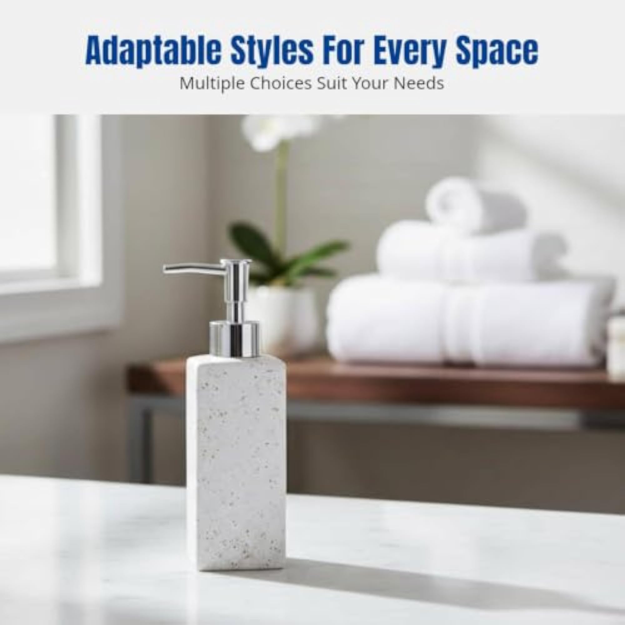 Modern Luxury Glass Dispenser Bottle with Pump