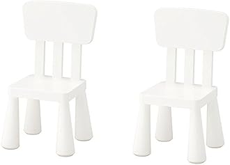 IKEAMammut Kids Indoor/Outdoor Children's Chair, White Color - 2 Pack