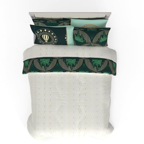 Image of Collectibles Wicked Lux Bedding 7 Piece Super Soft Reversible Comforter and Sheet Set with Sham, Queen, (Officially Licensed Product) By Franco