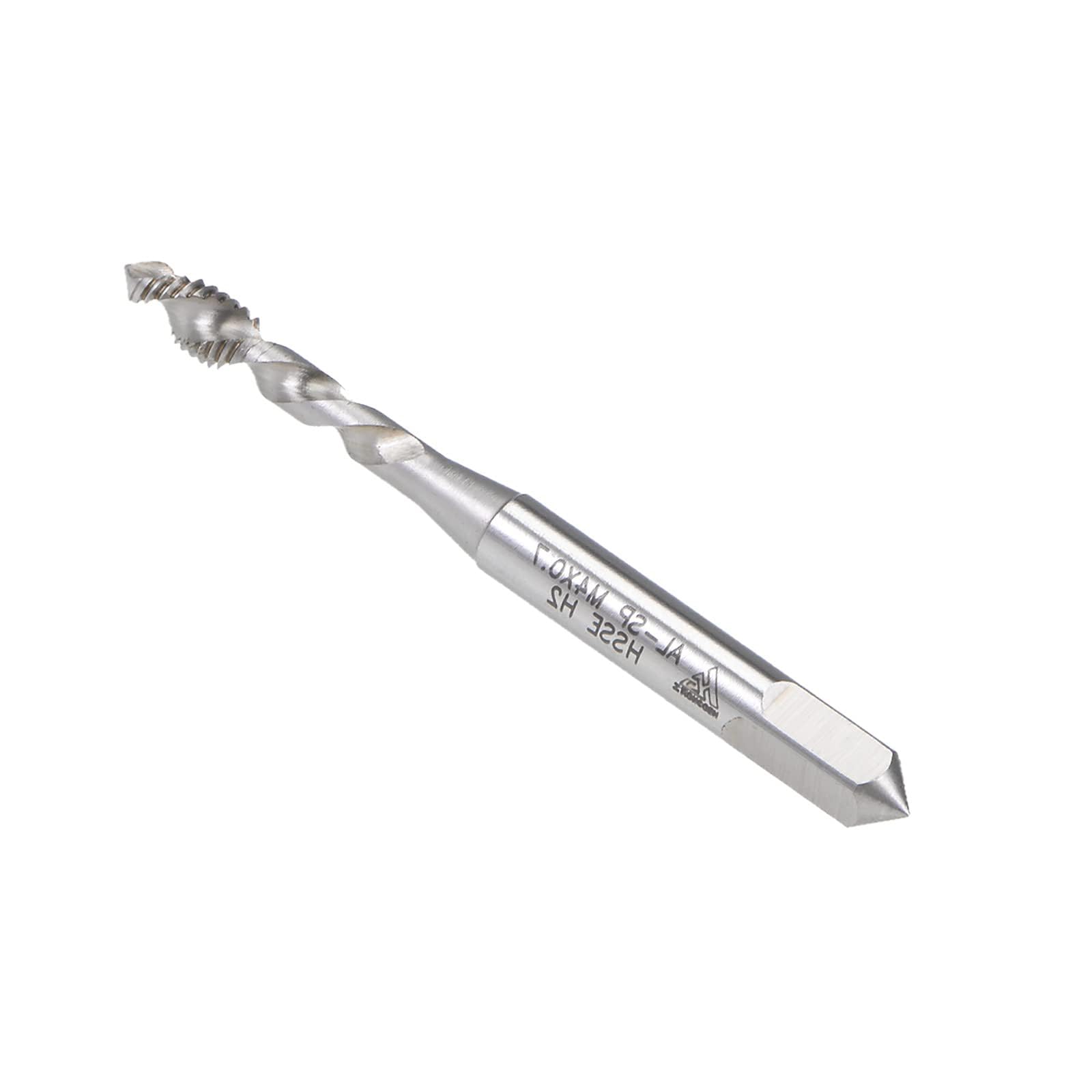 MACHSWON Spiral Flute Thread Tap M4 x 0.7mm, for Processing Blind Holes and Sticky Materials, H2 Tolerance
