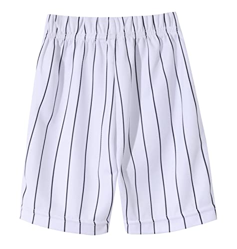 Yuji Itadori Toddler Boys Girls Baseball Sport Shorts Kids Black Stripe Stretch Loose Waist Shorts Birthday Outfit2