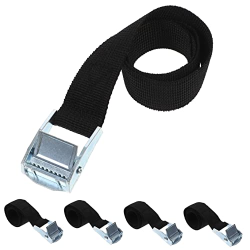 Mipcase Ratchet Straps Cam Buckle 1500lb Tie Down Straps Bungee Cords for Roof Rack Kayak Boat Trailer