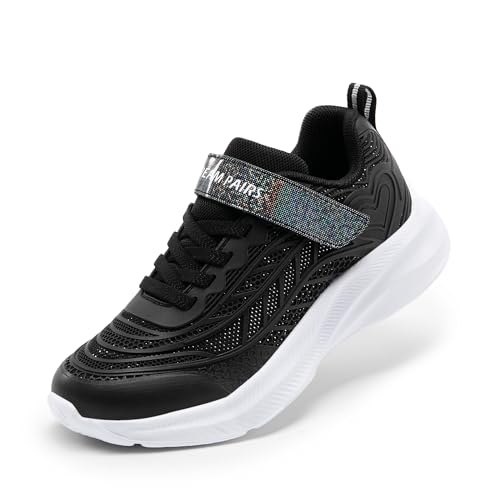 Image of DREAM PAIRS Kids Sneakers Running | Lightweight,Breathable,Comfortable, Non Slip,Hook-and-Loop,Walking, Gym, School, Daily Play,Colorburst