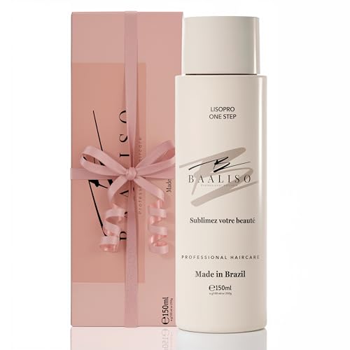 Kit Lissage Brésilien Kératine Professionnel – Cheveux Anti-Frisottis – Réparation Intense – Longue durée – Sans formaldéhyde & Sans agents agressifs –...