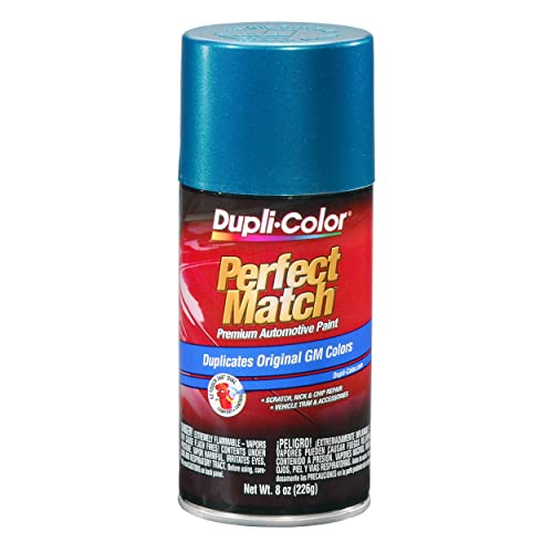 Image of Dupli-Color Perfect Match Premium Automotive Paint, Bright Aqua (M), 8 oz
