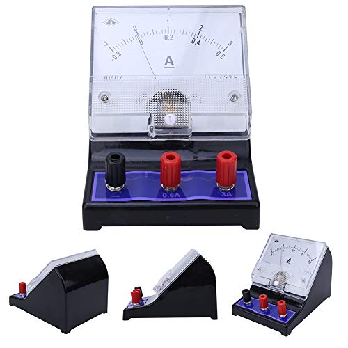 Tgoon amp Meter Panel dc Ammeter 15×12×12 dc Current Measuring Gauge Physical Educational Experimental Current Meter 0~0.6a 0~3a 2.5 Accuracy Level -  Tgoonvyaou1mx5s