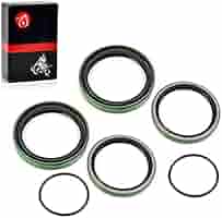 Front Wheel Hub, Bearing & Seals Kit For Polaris Scrambler 400/500 4x4 ATV - 2-Piece Set With Clutch