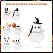 loimonz Ghostees Mystery Phone Buddy, Stick-On Halloween Ghost & Pumpkin Phone Topper, Halloween Cute-Ghost Phones Charm Cute Cling Decoration For All Smartphone(6Pcs)