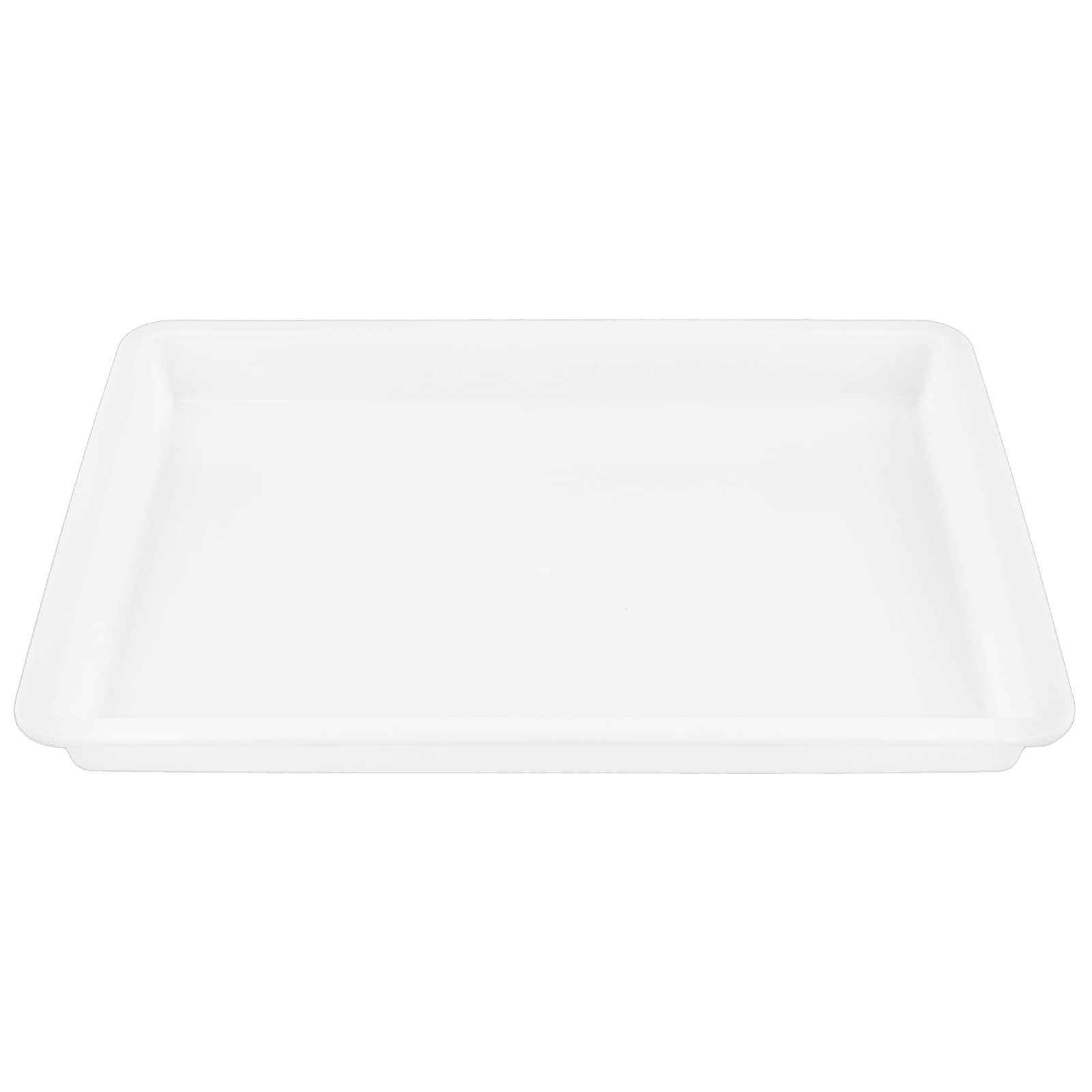 20 bandejas blancas de 39,5 x 28,5 x 4 cm, organizador de plástico para manualidades